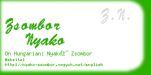 zsombor nyako business card